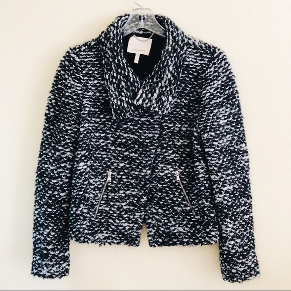 REBECCA TAYLOR Cropped Tweed Jacket Size 6 - Picture 2 of 8